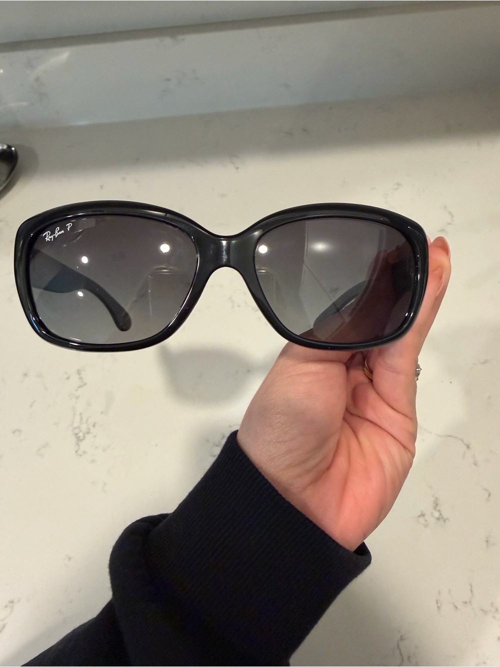 Ray-Ban Women's Jackie Ohh Black Frame Sunglasses